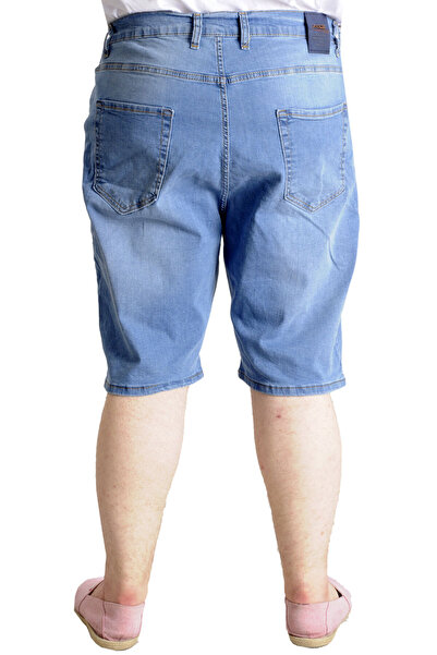 ModeXL Ανδρικό τζιν σορτς Ice Blue - Mode XL, μεγάλο μέγεθος 23805