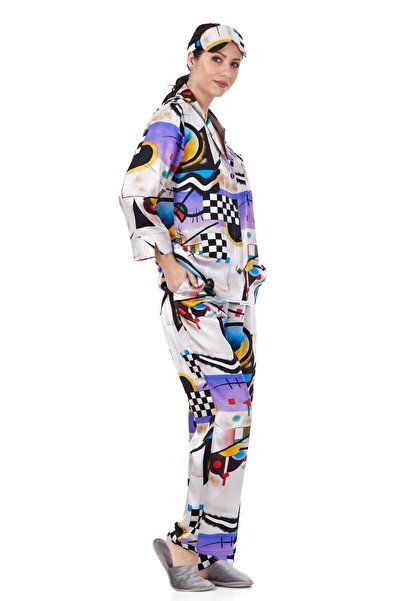 Nomads Felt İpek Gömlek Pantolon-Pijama Takımı | Kandinsky Collective | Nomads Felt