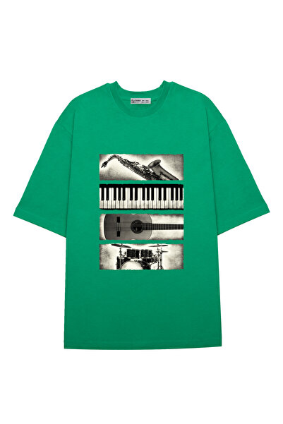 GreenMint عناصر موسيقية كبيرة الحجم للجنسين_OE1437