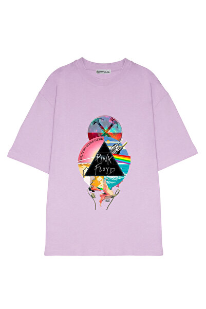 GreenMint نسخة بينك فلويد كبيرة الحجم للجنسين