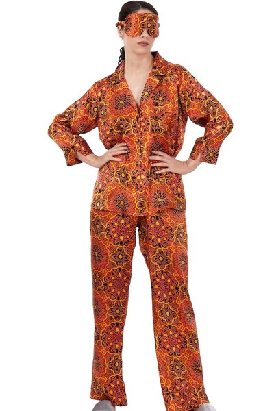 Nomads Felt İpek Gömlek Pantolon-Pijama Takımı | Elhamra 14 | Nomads Felt