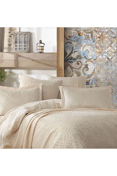 Elart BED COVER ALESTA CAPPUCCINO DOUBLE K
