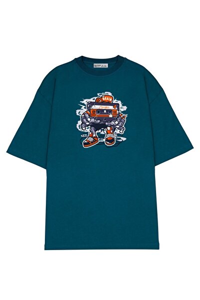 GreenMint شريط موسيقى زومبي أحمر رائع كبير الحجم للجنسين_OE1098