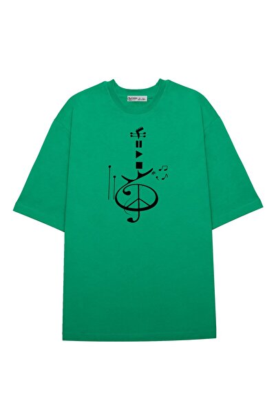 GreenMint جيتار موسيقى كبير الحجم للجنسين_OE1459