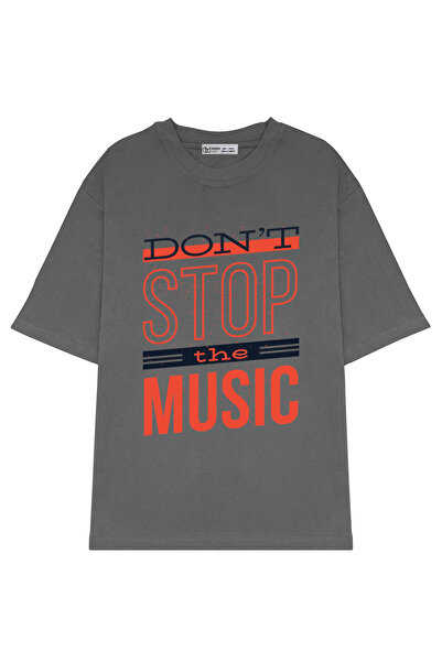 GreenMint مقاس كبير للجنسين لا تتوقف عن الموسيقى_OE1140