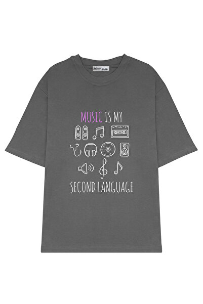 GreenMint موسيقى كبيرة الحجم للجنسين هي بلدي اللغوي الثاني Cute_OE1512