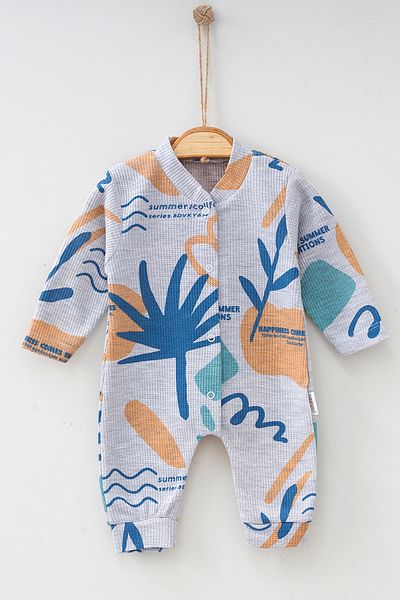 Beniizle PALMY PATTERNED UNISEX JUMPSUIT