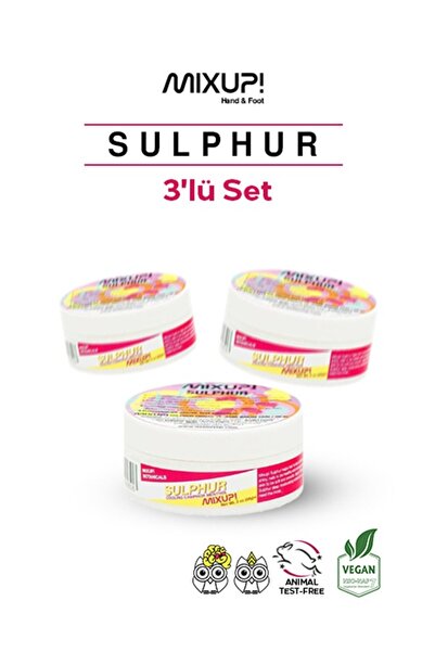 Mixup Sulphur - Tırnak Bakım Yağı 56 G X 3'lü Set