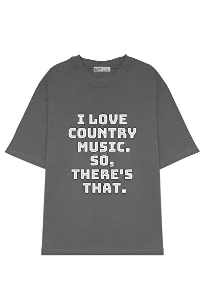 GreenMint للجنسين كبير الحجم أنا أحب موسيقى الريفلذلك، هناك_s That_OE1272