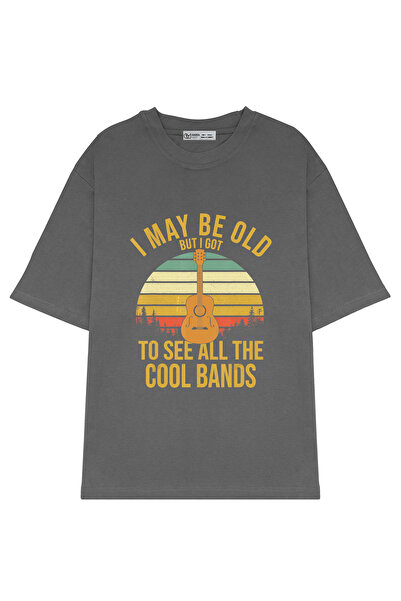 GreenMint تي شيرت هدية موسيقى مضحك كبير الحجم للجنسين