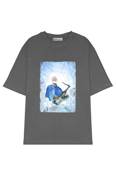 GreenMint ملصق موسيقى حية كبير الحجم للجنسين_OE1331