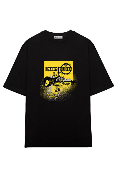 GreenMint للجنسين كبير الحجم استمتع بالحياة، استمتع بالموسيقى!_OE1167