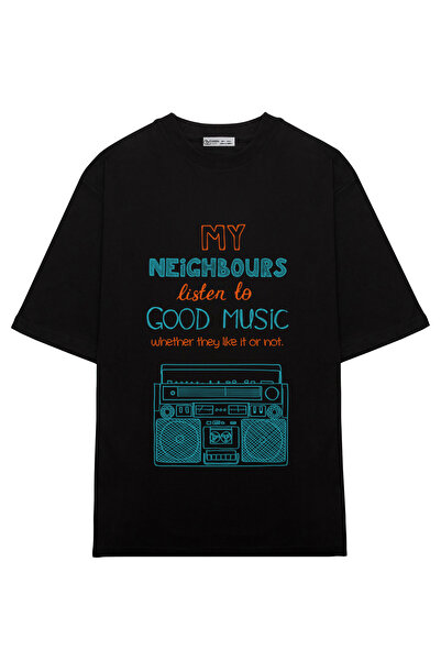 GreenMint للجنسين كبير الحجم أجنبي يستمع إلى موسيقى جيدة_OE1654