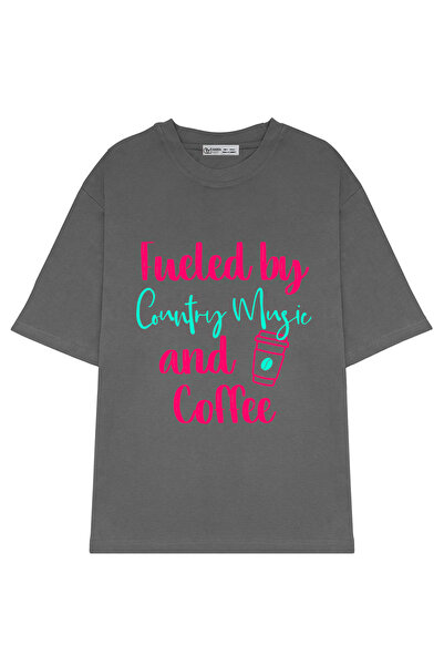 GreenMint مقاس كبير للجنسين مدفأ من موسيقى الريف وقهوة ممتعة Quote_OE1192