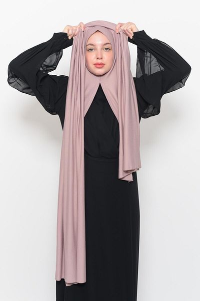 Altobeh Έτοιμη πρακτική Interlocking Luxury Organic Plain Cotted Shawl Cross Aligned Powder