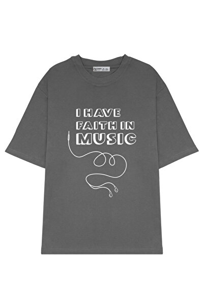 GreenMint مقاس كبير للجنسين I Have Faith in MUSIC_OE1266