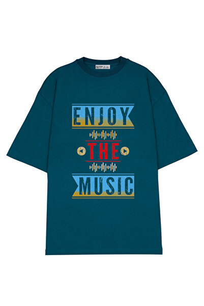 GreenMint للجنسين مقاس كبير استمتع بالموسيقى_OE1168