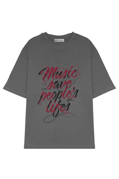 GreenMint موسيقى كبيرة الحجم للجنسين Save People_s Lifes_OE1605