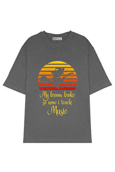 GreenMint زي ساحرة لموسيقى الهالوين كبير الحجم للجنسين_OE1232