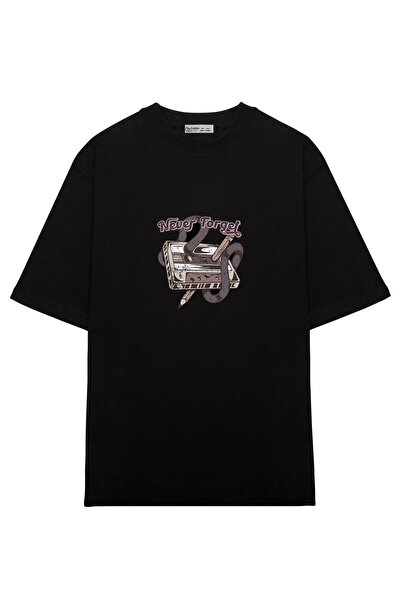 GreenMint كاسيت موسيقى ريترو كبير الحجم للجنسين لا تنسى أبدًا_OE1762