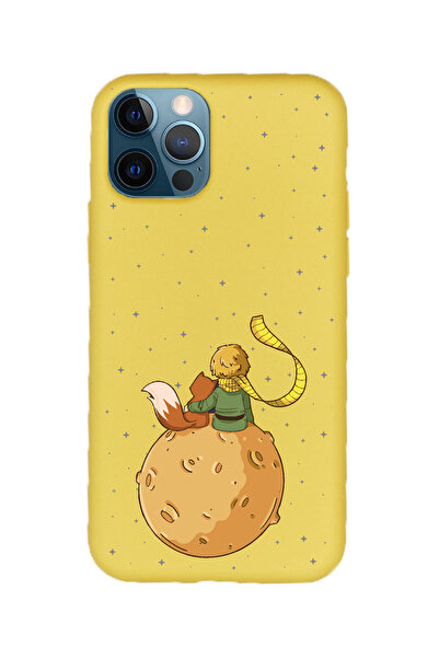 KaffCase حافظة هاتف آيفون 14 برو ماكس ليتل برينس من السيليكون الفاخر