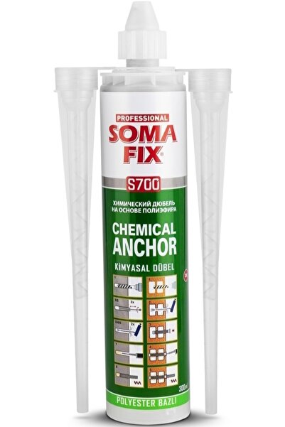 Somafix SE700 Kimyasal Dübel Epoksi Polyester Bazlı(Silikon Tabancasına Uyumlu)