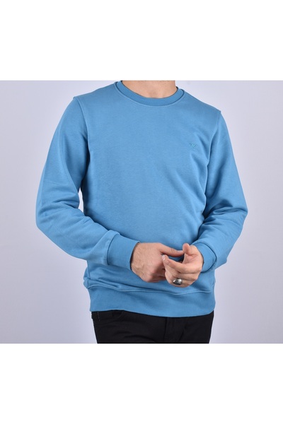 Raymons R2247 سويت شيرت قطني برقبة دائرية / بنزين / 2XL