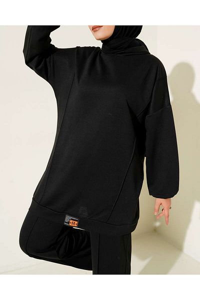 VOLT CLOTHİNG Hooded Embroidered Double Set