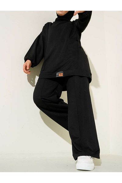 VOLT CLOTHİNG Hooded Embroidered Double Set