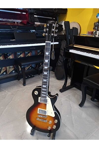 PUANDORG Zoppran ZLP150 Sunburst Lespaul Elektro Gitar (Jak Kablosu+Softcase +Pena seti+Kapo+Askı )