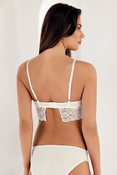 Şahinler Unsupports Underwire Bustier Set Ecru Mb12100-b