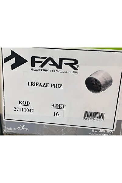 VİSCO ELEKTRİK Trifaze Priz Sıva Üstü