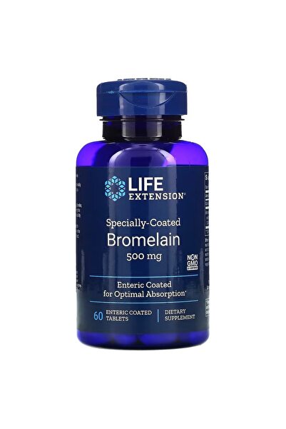 Life Extension Специално обвити капсули Бромелаин, 60 броя