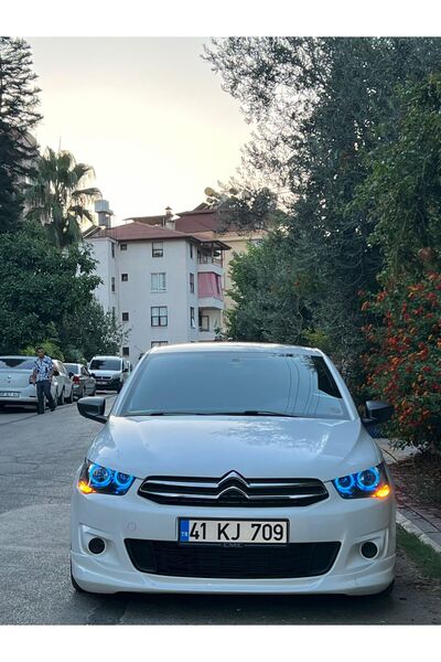 at aydın tuning CİTRÖEN C-ELYSEE UYUMLU FAR İÇİ 4 LÜ O TİP RGB ANGEL - 16 REN...