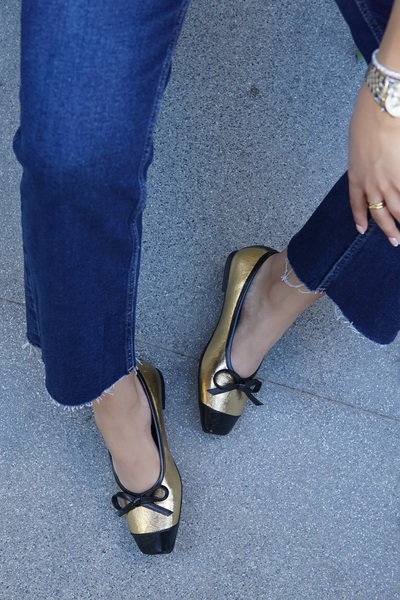 LAMİNTA Balerini de damă Orla Gold Bow