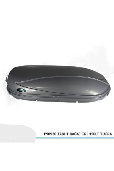 Puando port bagaj parlak gri 450 LT TUĞRA / universal tabut bagaj