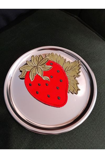 EKKE HOME 2 Coffee Strawberry Napkins