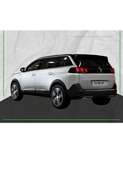 HYM TUNİNG Peugeot 5008 difüzör kromu egzoz ucu ABS plastik üzeri krom