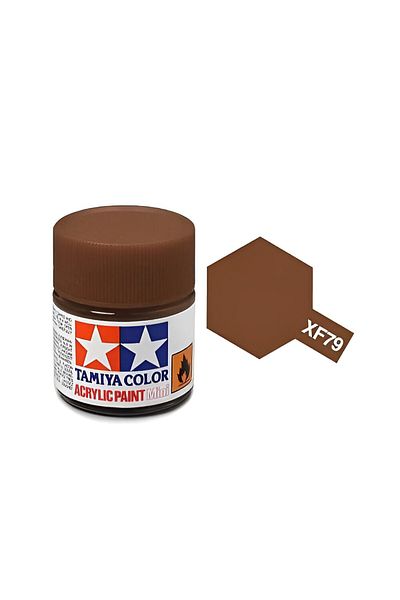 TAMIYA Xf-79 Lino Deck Brown Matte Acrylic Paint (10 Ml. ), Hobby Painting Material