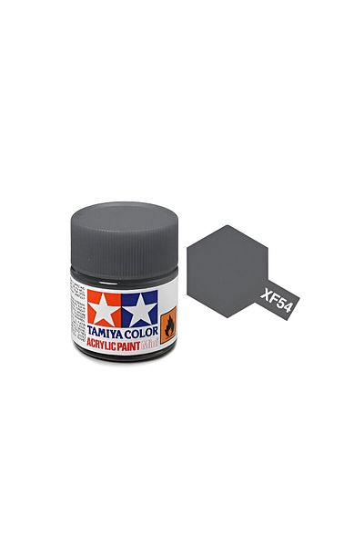 TAMIYA Xf-54 Dark Sea Gray Matte Acrylic Paint (10 Ml. ), Hobby Painting Material