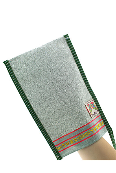 Kelebek Kese Kelebek Yeşil Kral Kese Süper Kalın Çok Sert Banyo Hamam Gelin Çeyiz Spa Kesesi