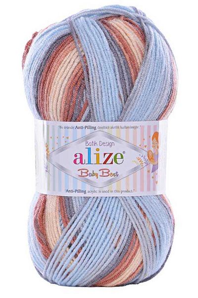 Alize Baby Best Batik 5 Pieces Hand Knitting Thread 7922