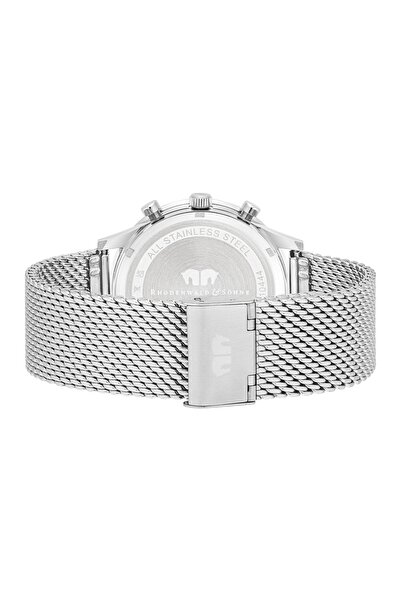 Rhodenwald & Söhne Chronograph Herren Chronograph silber Edelstahl silber