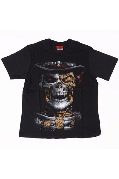 Atlantis Skull Νο:3 Τι shirt Μαύρο