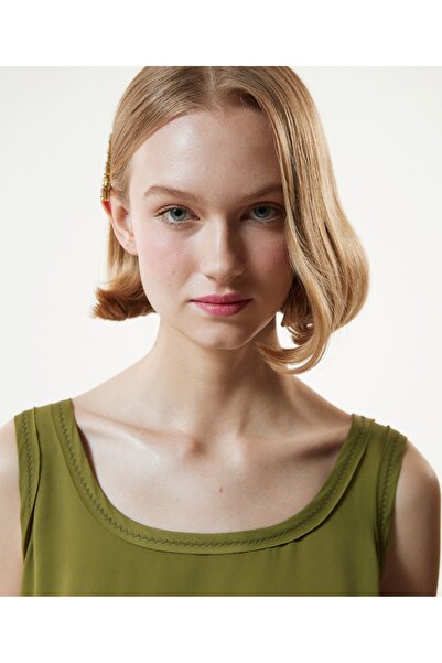 Machka Kroşeta Dikişli Bluz