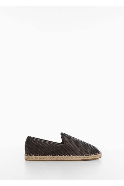 MANGO Man Knitted Patterned Jute Espadrille