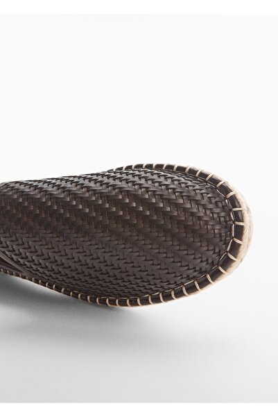 MANGO Man Örgü Desenli Jüt Espadril