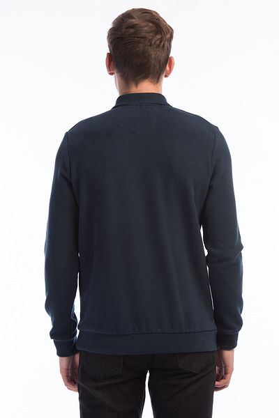 Lee Cooper Men's Newblend Polo Collar Sweatshirt 191 Lcm241056