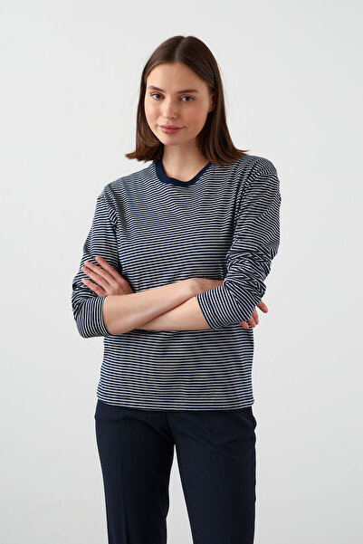 urban focus Çizgili Uzun Kol T-shırt