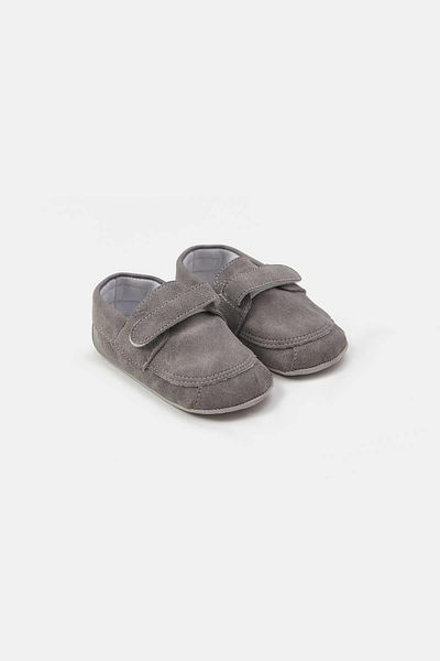 GB Baby Baby Boy Gray Booties